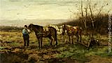 Tethering the Plough Horses by Johan Frederik Cornelis Scherrewitz